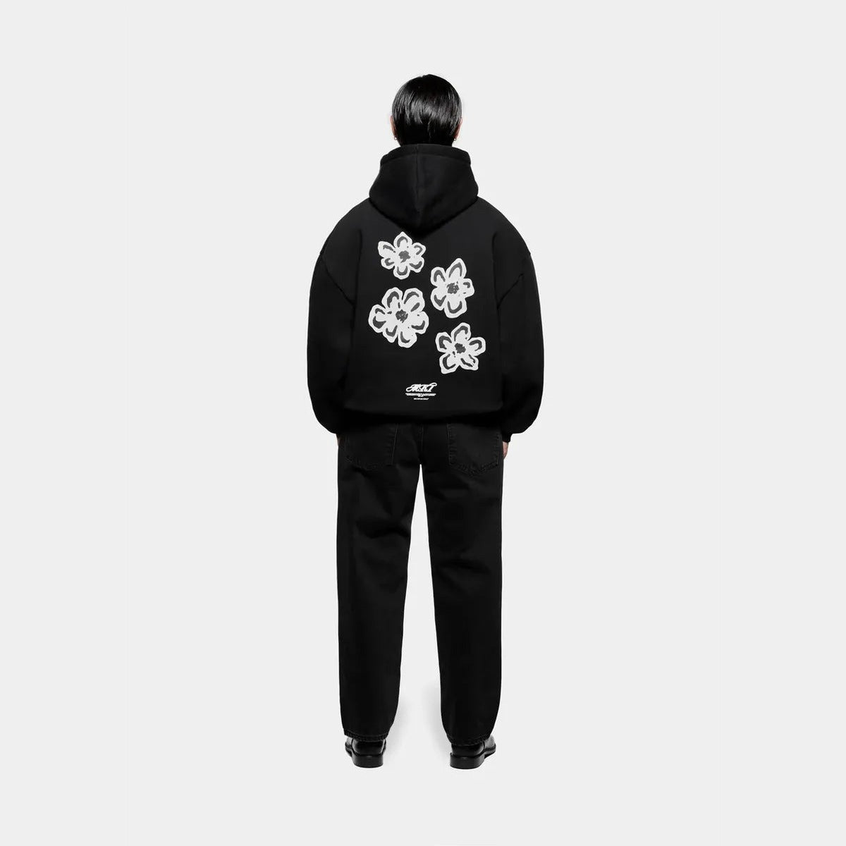 MKI Hibiscus Hoodie in Black