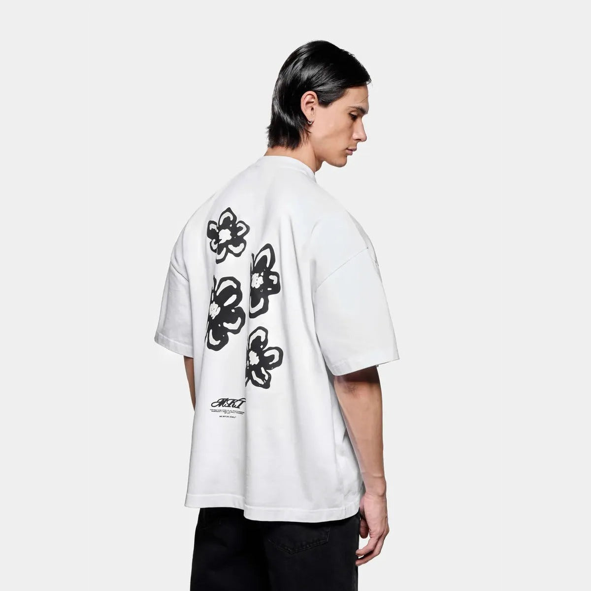 MKI Hibiscus T-Shirt in White
