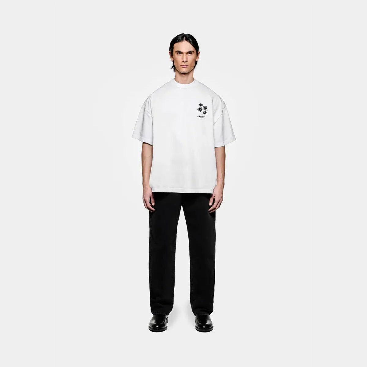 MKI Hibiscus T-Shirt in White
