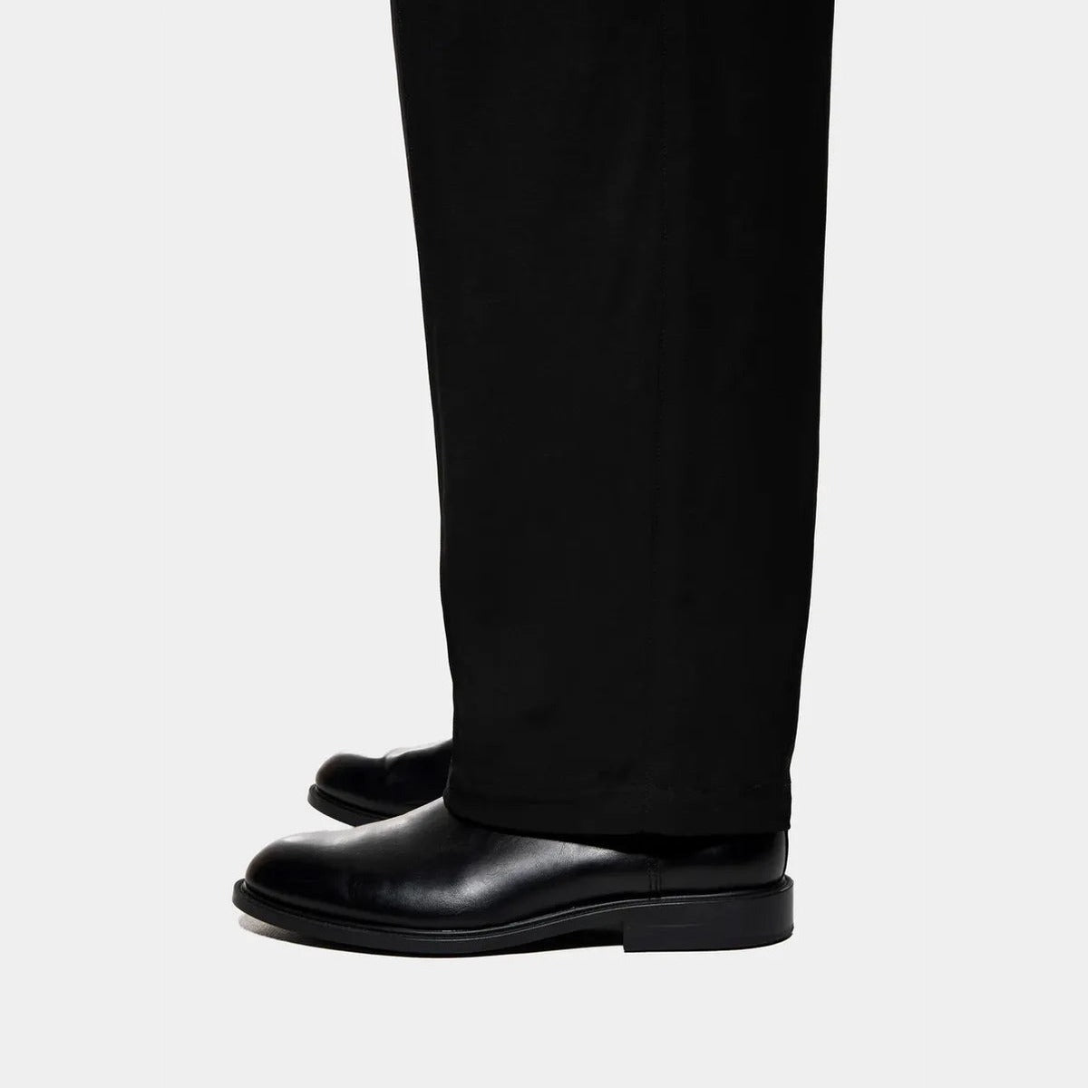 MKI Pleated Suit Trousers in Black