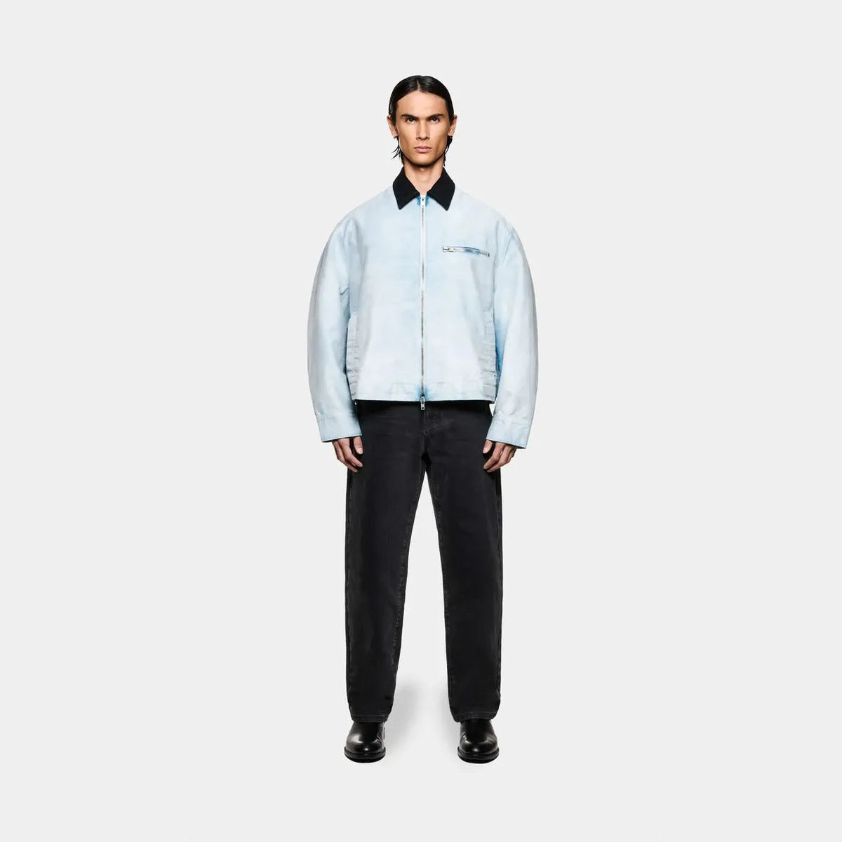 MKI Sunfaded Work Jacket in Bleach
