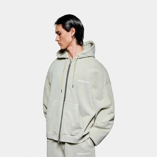 MKI Uniform Zip Hoodie in Pigment Cement