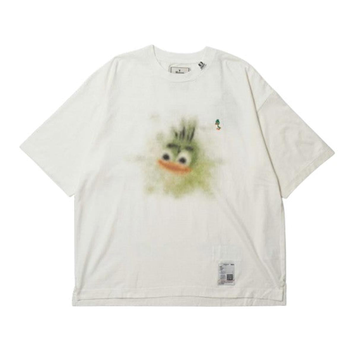 Maison Mihara Leon Printed White T-shirt