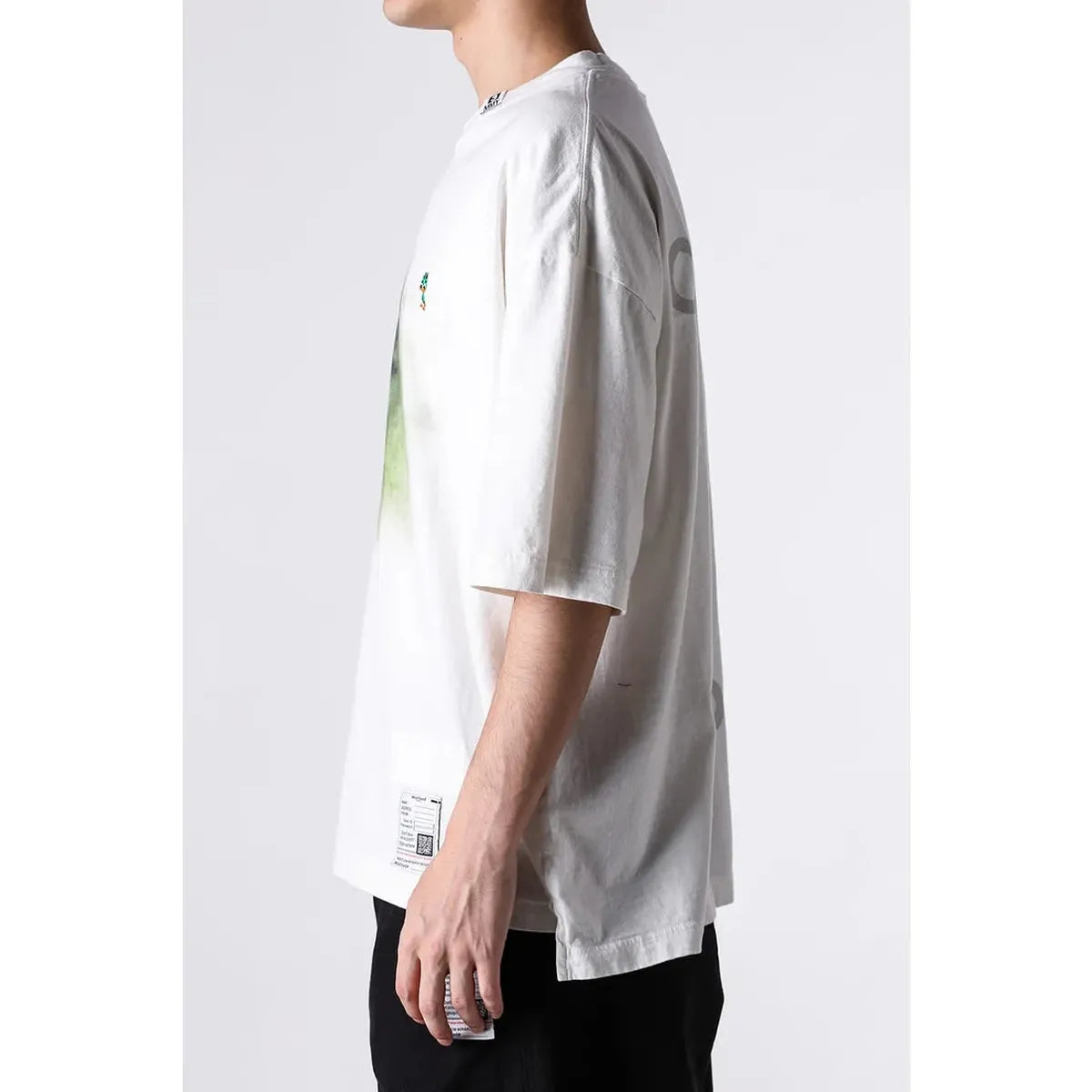 Maison Mihara Leon Printed White T-shirt