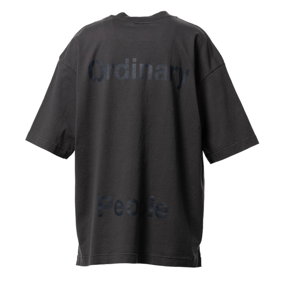 Maison Mihara "Don't Tag Me" Printed Black T-shirt