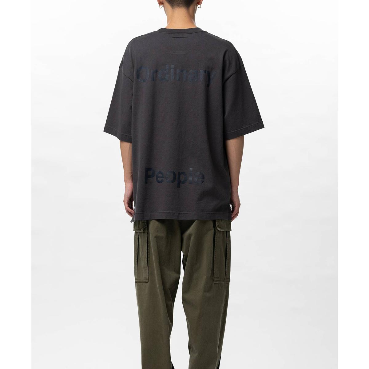 Maison Mihara "Don't Tag Me" Printed Black T-shirt