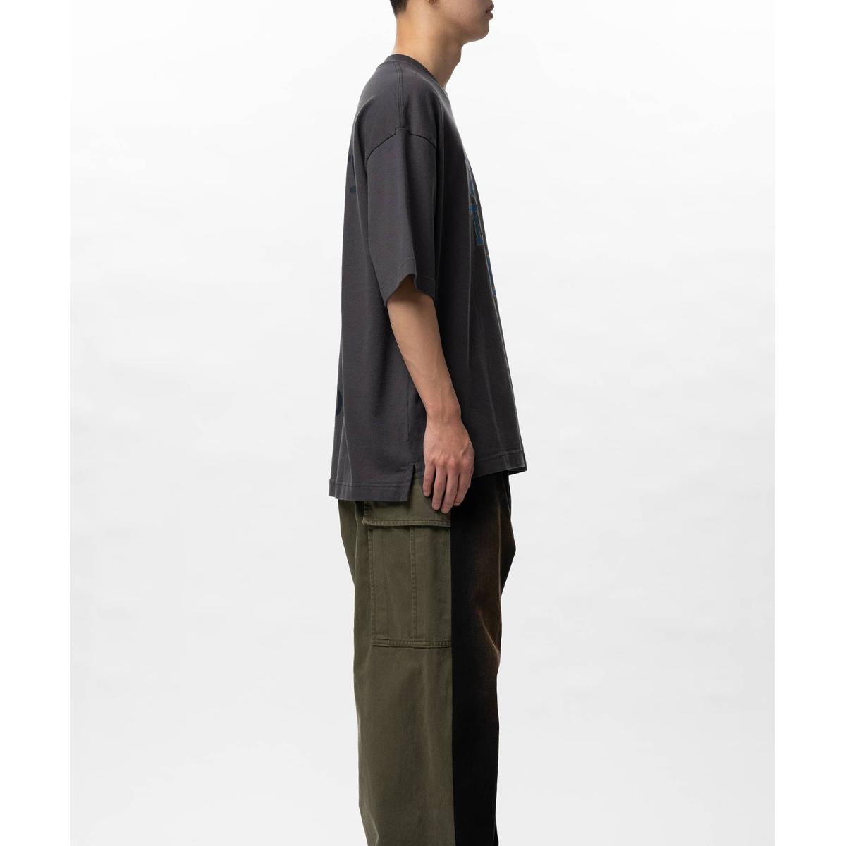 Maison Mihara "Don't Tag Me" Printed Black T-shirt