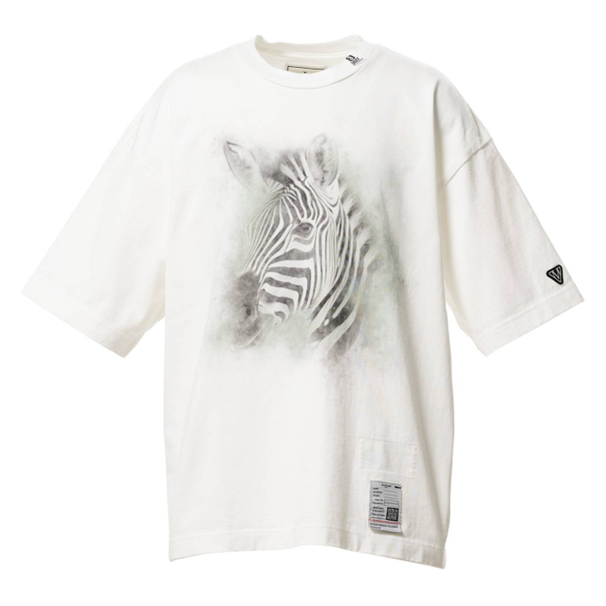 Maison Mihara Horse Printed White T-shirt