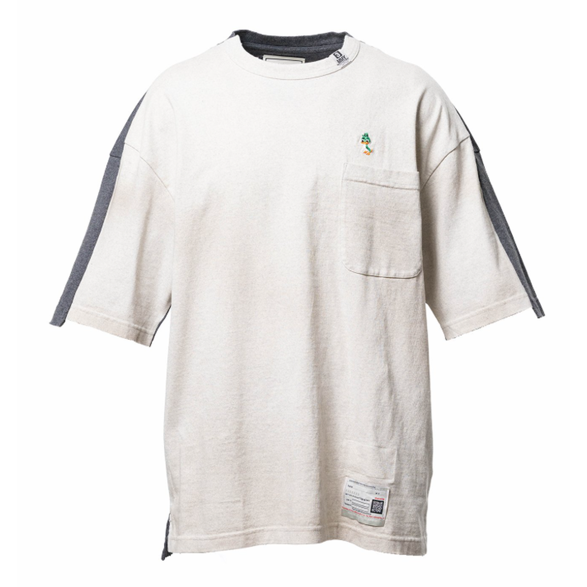 Maison Mihara Front Back Combined White T-shirt