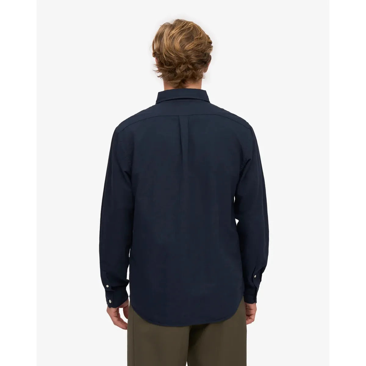 Colorful Standard Organic Flannel Shirt - Navy Blue