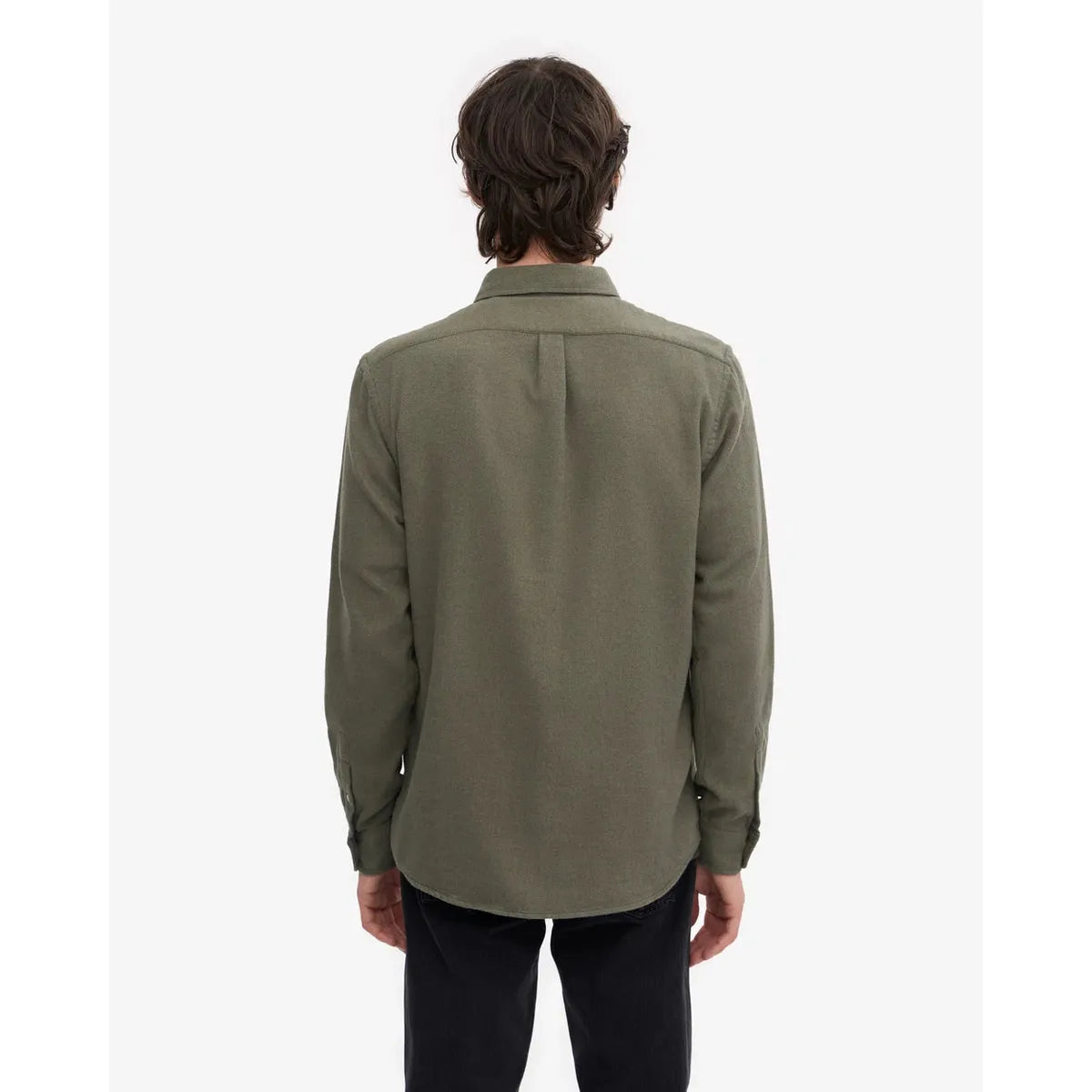 Colorful Standard Organic Flannel Shirt - Dusty Olive