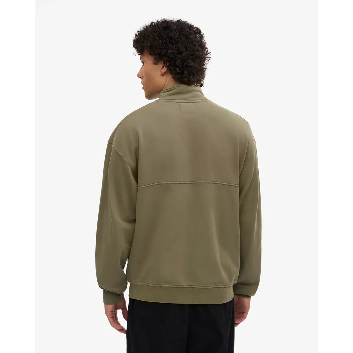 Colorful Standard Organic Quarter Zip - Dusty Olive