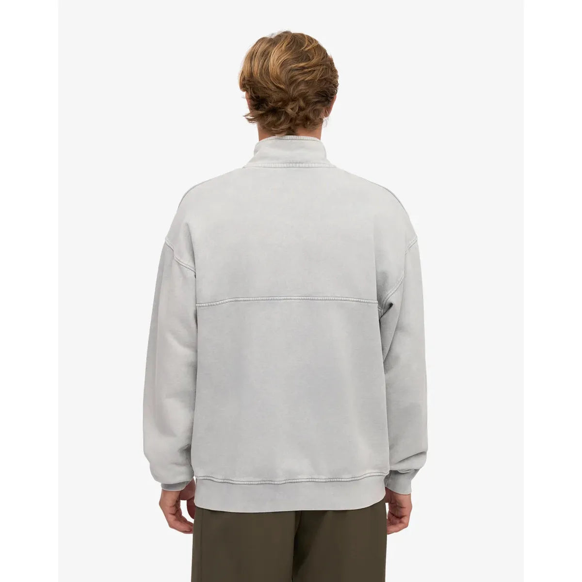 Colorful Standard Organic Quarter Zip - Faded Grey
