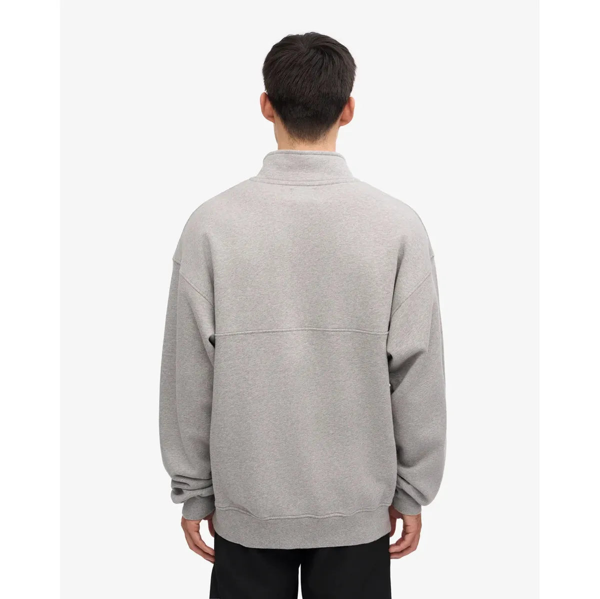 Colorful Standard Organic Quarter Zip - Heather Grey