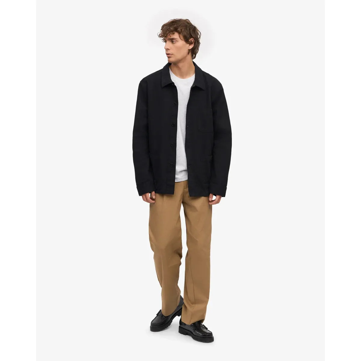 Colorful Standard Organic Workwear Jacket - Deep Black
