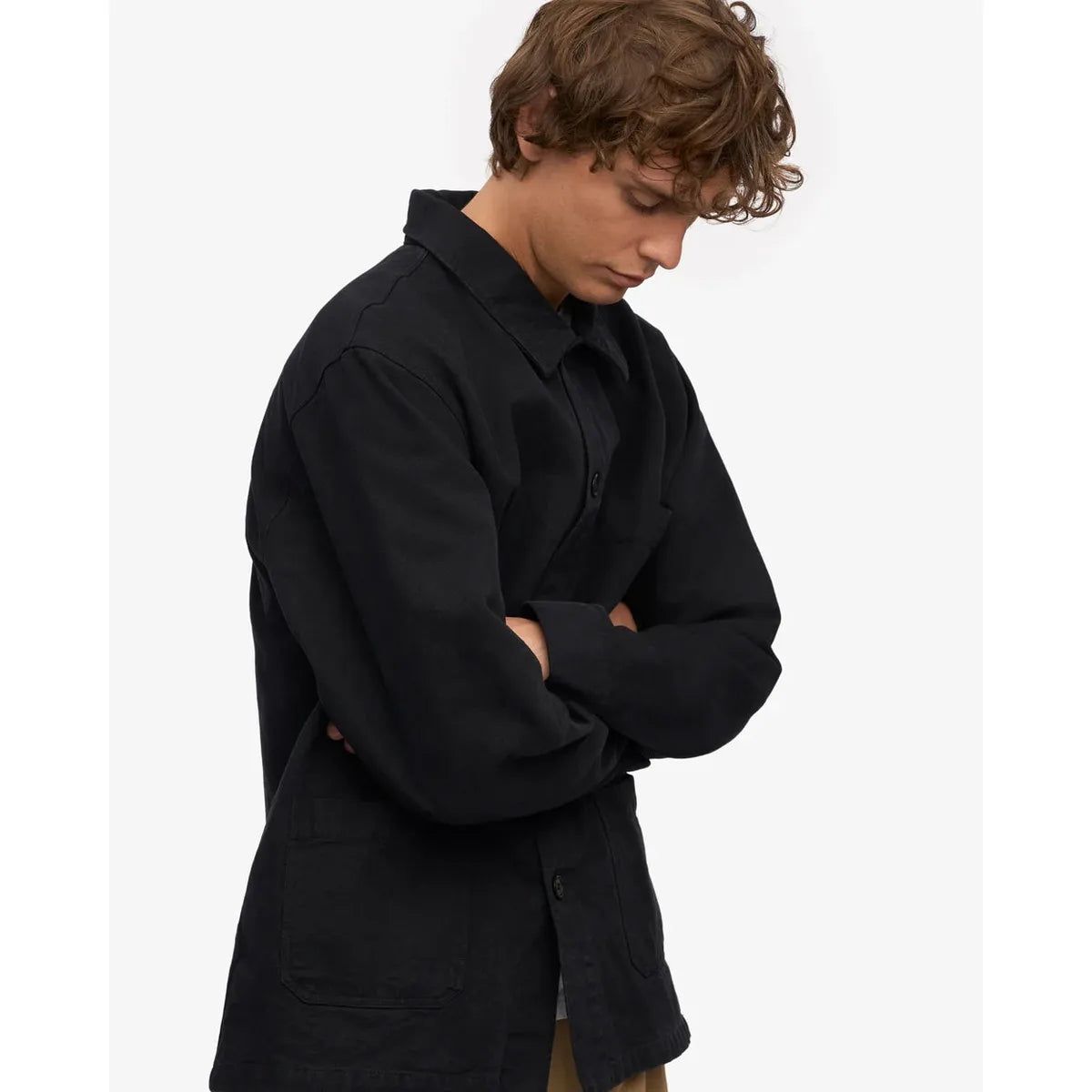 Colorful Standard Organic Workwear Jacket - Deep Black