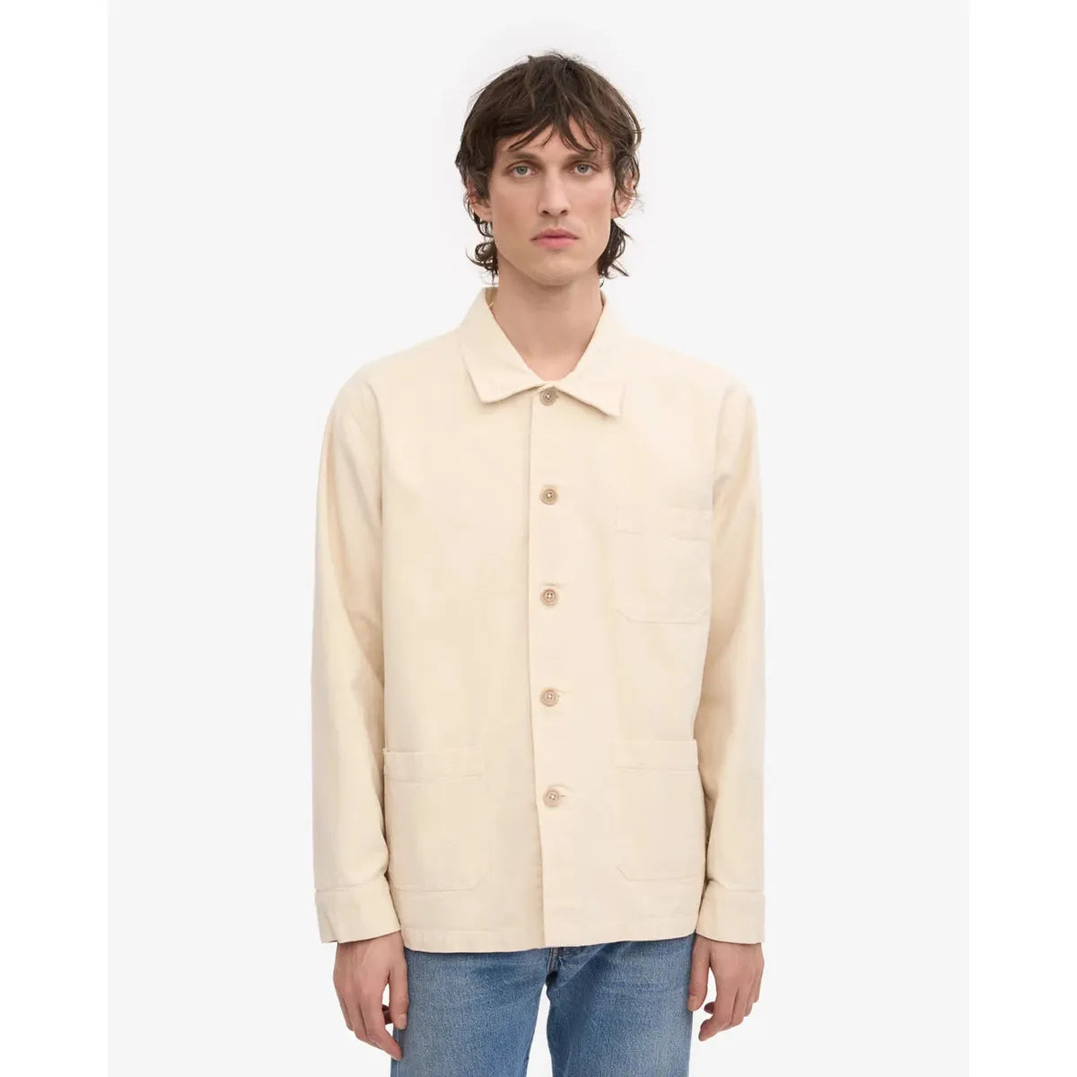 Colorful Standard Organic Workwear Jacket - Ivory White