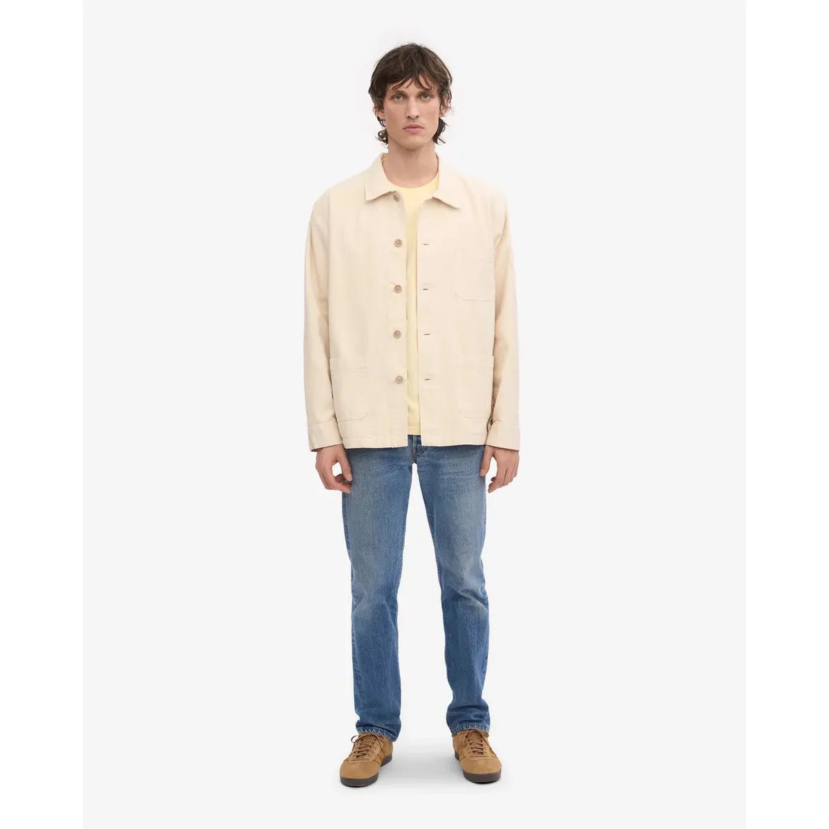 Colorful Standard Organic Workwear Jacket - Ivory White