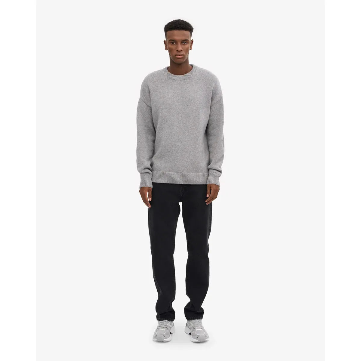 Colorful Standard Oversized Merino Wool Crew - Heather Grey
