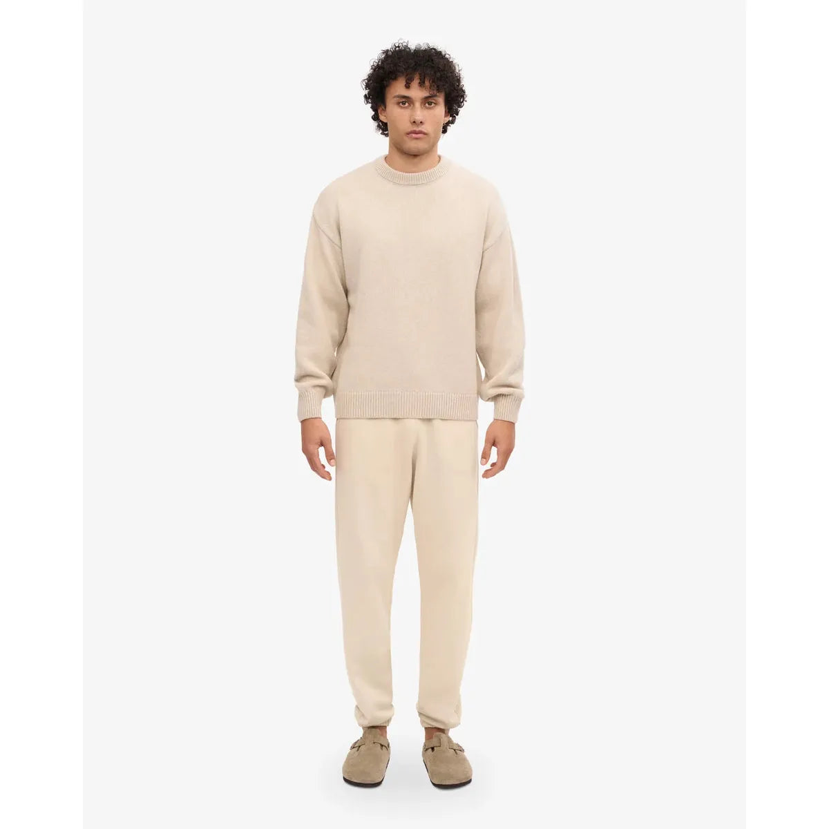 Colorful Standard Oversized Merino Wool Crew - Ivory White