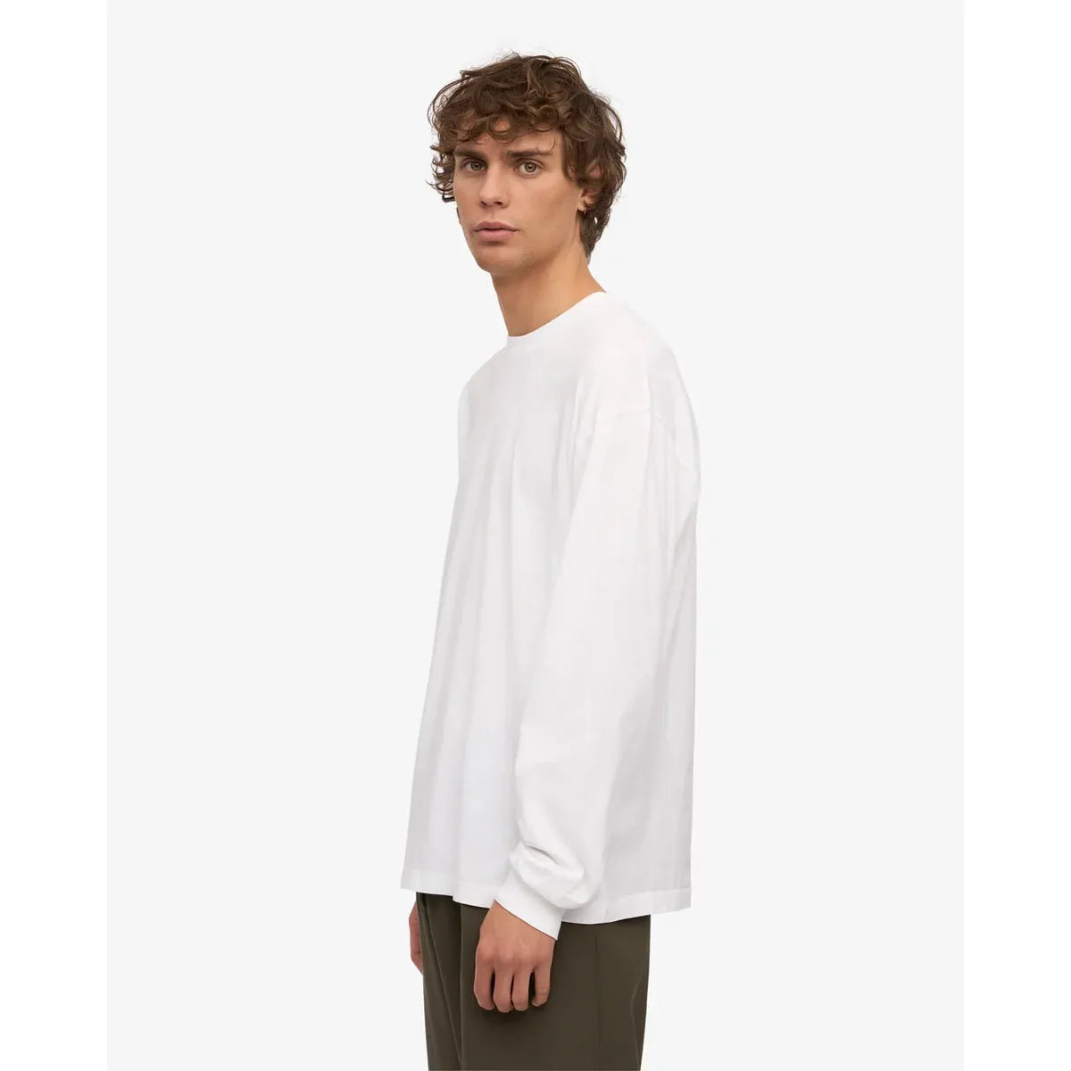 Colorful Standard Oversized Organic LS T-Shirt - Optical White