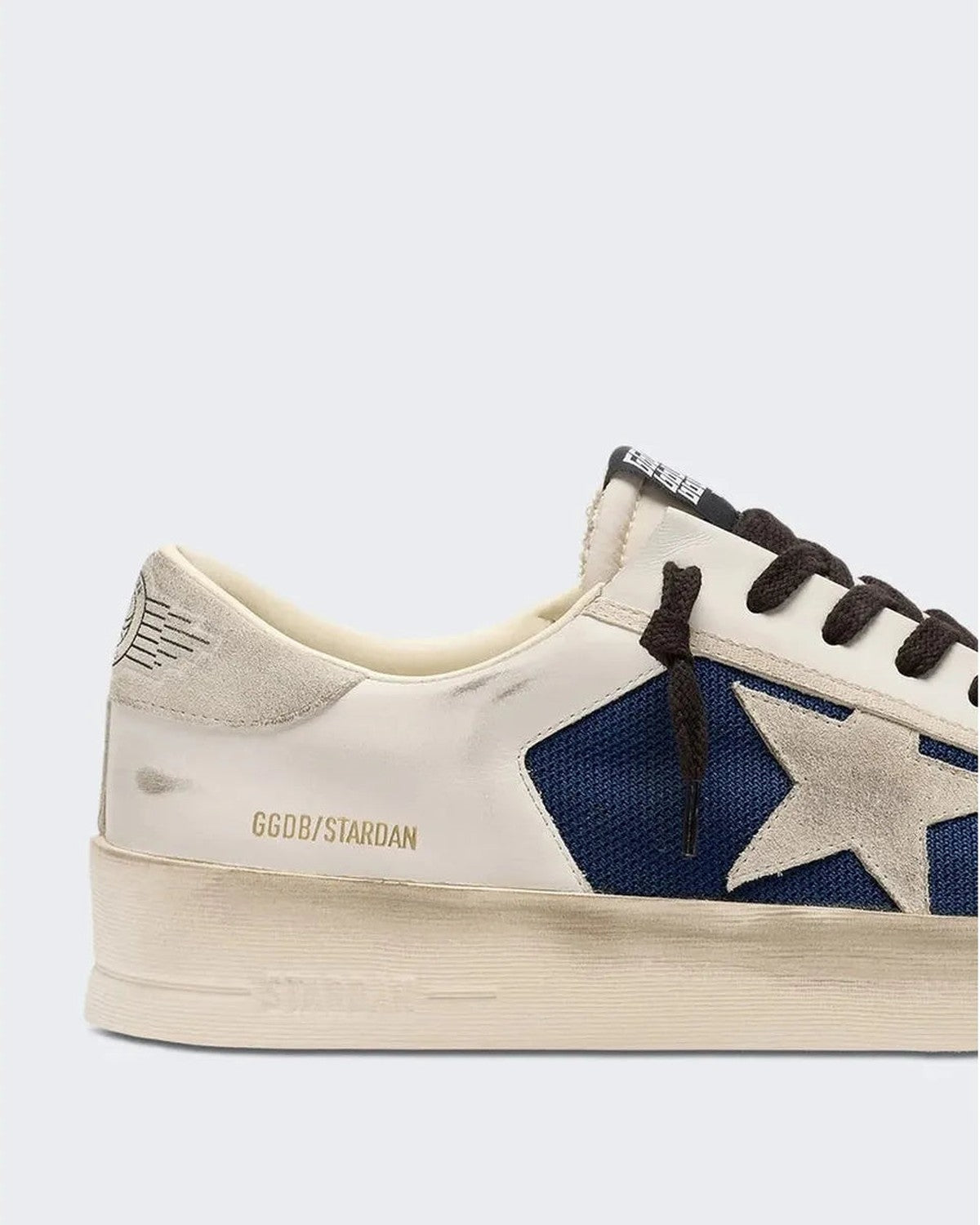 Golden Goose Stardan Sneakers in Navy, Grey and Milk