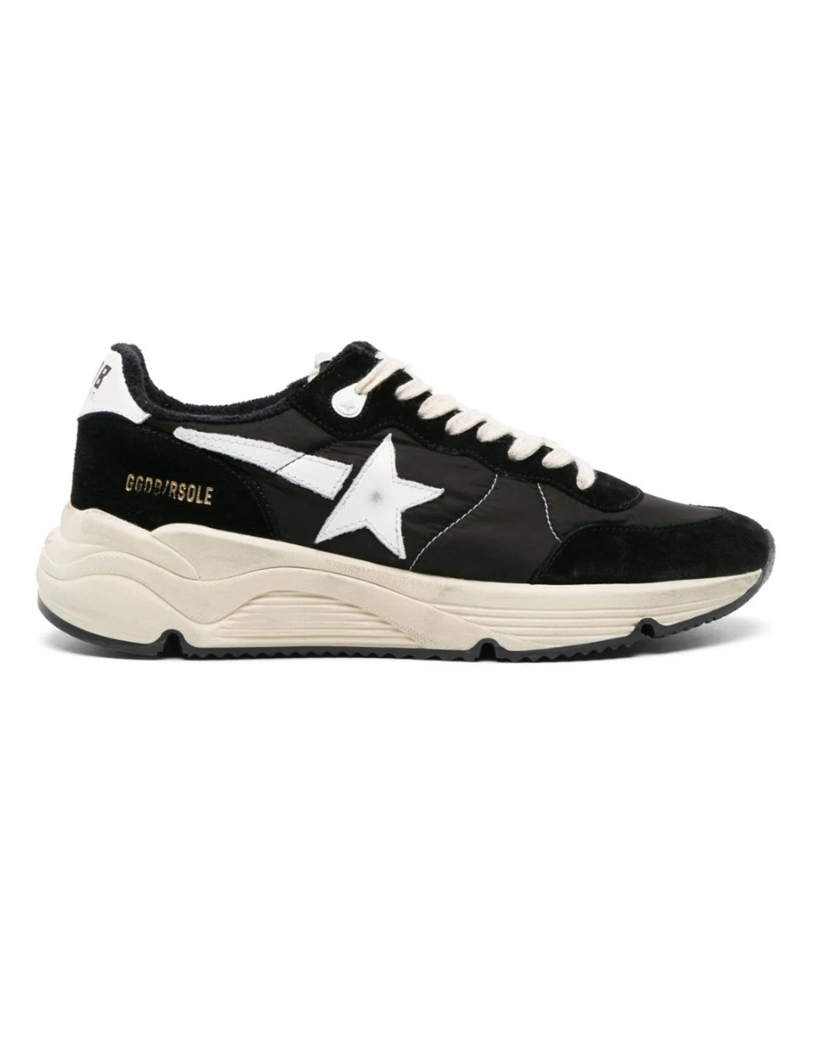 Golden Goose Running Sneakers in Black and White