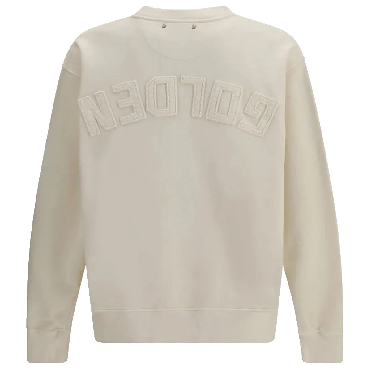 Golden Goose Reverse Logo Sweatshirt in Beige