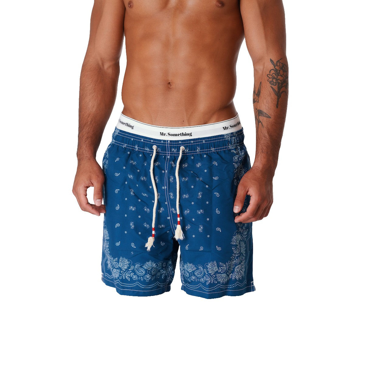 MC2 Saint Barth Gustavia Swim Shorts in Indigo Foulard