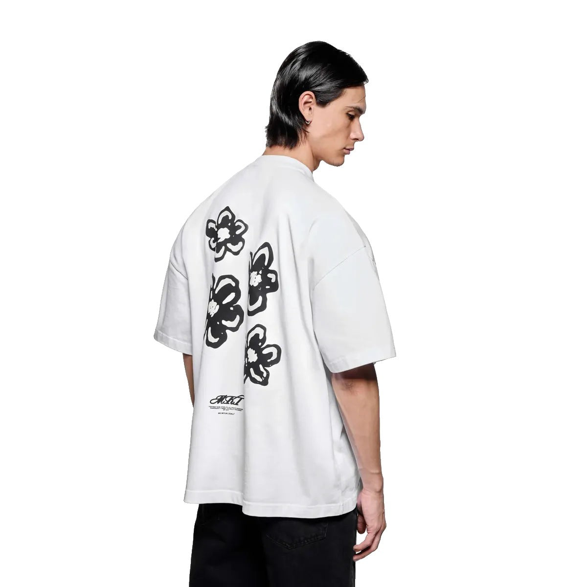 MKI Hibiscus T-Shirt in White