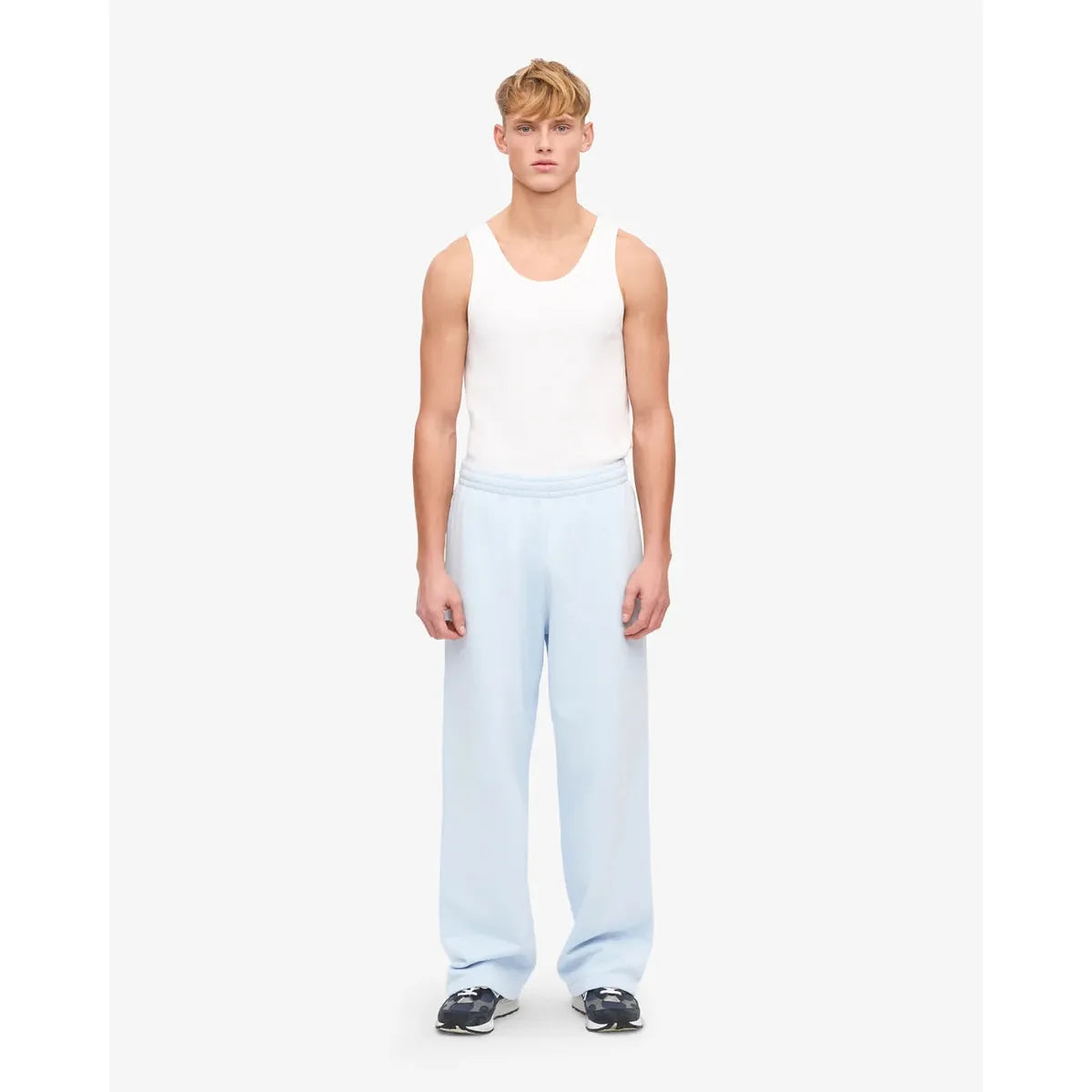 Colorful Standard Organic Straight Leg Sweatpants - Polar Blue