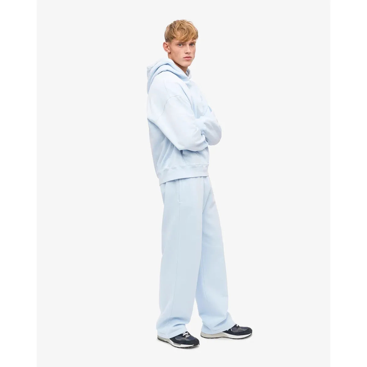 Colorful Standard Organic Straight Leg Sweatpants - Polar Blue