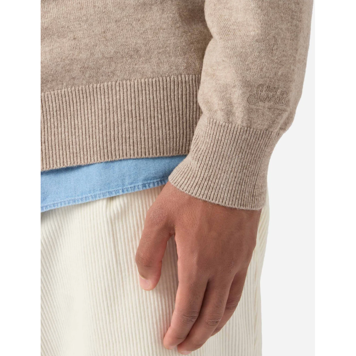 MC2 BEIGE REGENT SWEATER