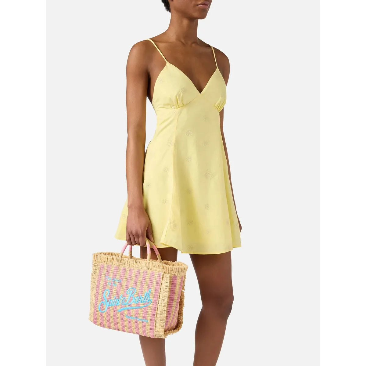 MC2 Saint Barth Borsa Donna colette straw stripes