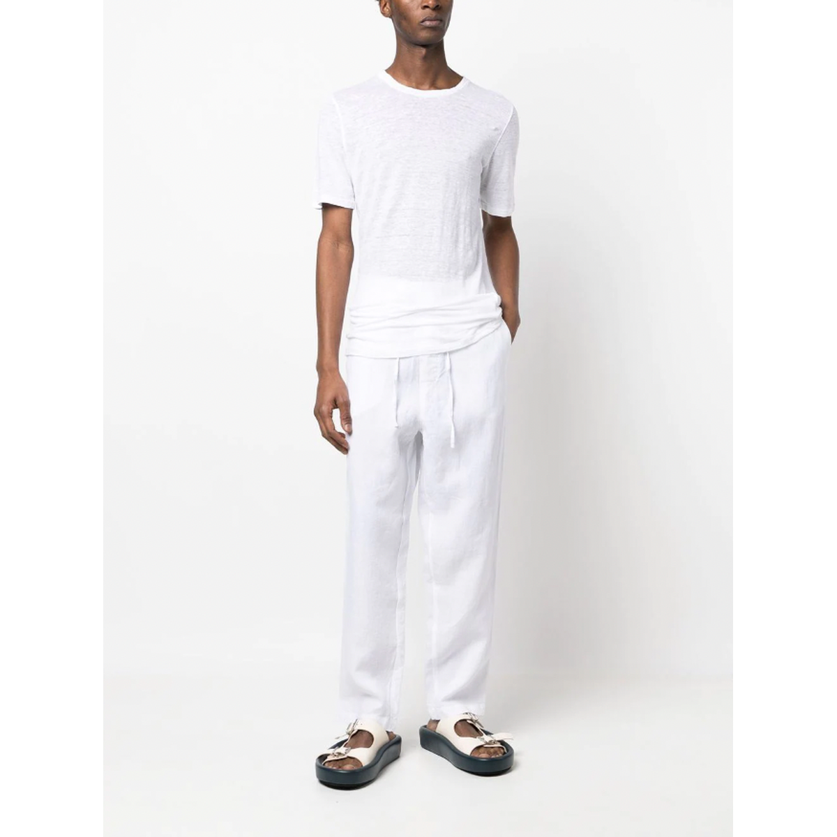 120% Lino 31ALIM299M White Pants (new)